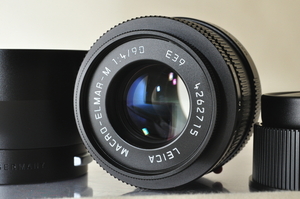 ★★極上品 Leica Macro-Elmar-M 90mm F/4 E39 6Bit 11670 Lens♪♪#5750