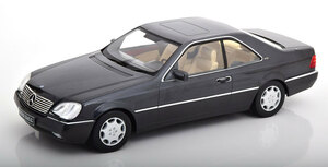 KK scale 1/18 Mercedes Benz 600 SEC C140 1992 グレー(anthracit)　グレー　ダイキャスト製　メルセデス　ベンツ