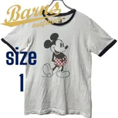 BARNS × Disney バーンズ ディズニー リンガーTシャツ ミッキー