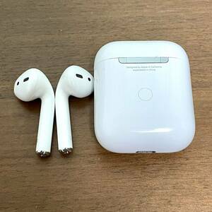 1円〜 AirPods 第2世代 A2031 A2032 極美品 3点品 動作未確認 Apple 未検品 アップル エアポッズ ワイヤレスイヤホン Bluetooth