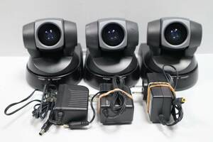 E7893 Y 【3台セット】SONY COLOR VIDEO CAMERA /カラービデオカメラ EVI-D100 / アダプター付き