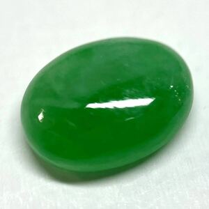 樹脂含浸なし！●天然本翡翠1.254ct●a 約7.8×6.0mm ルース 裸石 宝石 ジュエリー ジェダイト jade jadeite jewelry S