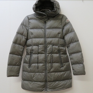 YSS2758★MONCLER/モンクレール BENNEC ダウンコート カーキグレー　TG0★A