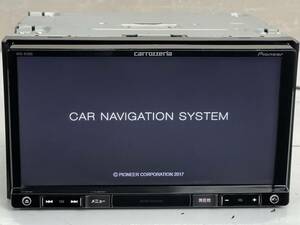 送料無料 動作品 Pioneer carrozzeria AVIC-RZ900-R 2017年地図 カロッツェリア メモリーナビ Bluetooth CD/DVD SD/TV/USB/iPod(E68)