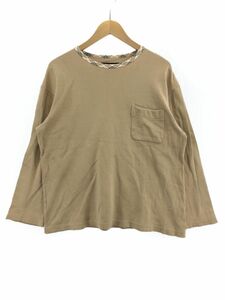 BURBERRY バーバリー カットソー sizeM/ベージュ ■◇ ☆ dka6 レディース