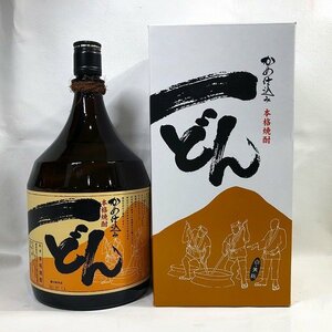 一どん いっどん かめ仕込み 本格焼酎 1800ml 25% 杜氏の里笠沙 焼酎づくり伝承展示館 箱付 芋焼酎 未開栓 お酒 G97-4