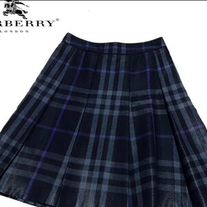 美品・BURBERRY LONDON チェック Aライン スカート　38（M）
