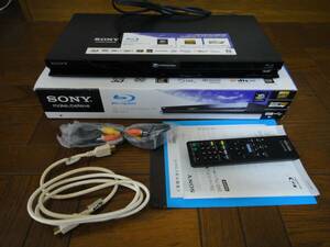 2405004 - Sony ソニー BDP-S470 Blu-ray 3D再生対応 ブルーレイプレーヤー 2010 年発売 長期使用の中古 長期保管品 基本動作確認済