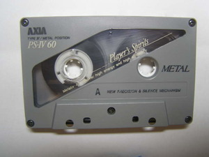 カセットテープ AXIA PS-IV60 METAL TYPE-Ⅳ 中古良品 スリキズ等少有 ラベルに書き込み有 送140/カセッテテープ8点まで188円 