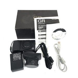 1円 RICOH GR DIGITAL III コンパクトデジタルカメラ 付属品有 C310958