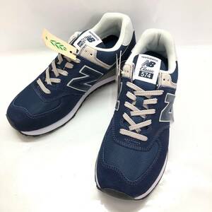 □新品タグ付き□NEW BALANCE スニーカー 27.5cm 紺 ニューバランス メンズ ML574EVN 複数落札同梱OK B240122-7