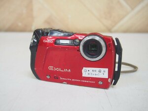 ☆【1H0403-8】 CASIO カシオ コンパクトデジタルカメラ EX-G1 EXILIM 2.13m/7ft SHOCK RESISTANT f=6.66-19.98mm