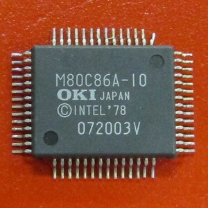 [秘蔵CPU放出251]沖電気 8086 M80C86A-10 QFP