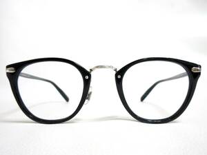 12358◆【SALE】OLIVER PEOPLES オリバーピープルズ Peppard BK/S 46□24-145 MADE IN JAPAN 中古 USED