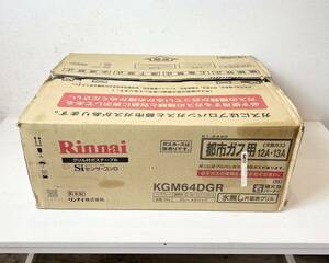 241＊未使用 Rinnai リンナイ ガステーブル RT64JH-R 12A13A 都市ガス 2018年製 2口ガスコンロ 現状品＊