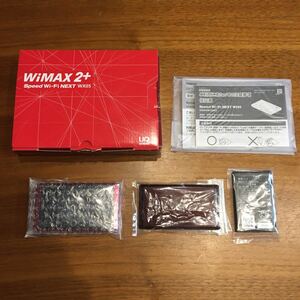 WiMAX2＋speed Pocket WiFi next WX05 NEC レッド