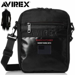 AVIREX ショルダーバッグ サコッシュ メンズ 7987210 アヴィレックス ブランド 正規品 アビレックス AX2004 クロ 新品 1円 スタート