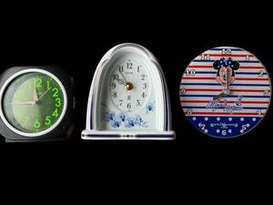 【箱無し】EMUAIR エミュエール置き時計ミニーマウス壁時計セイコー置き時計のセット販売インテリアおしゃれ壁時計セイコーディズニー