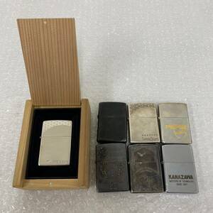 P052(475)-410【名古屋】ライター Zippo ジッポ BRADFORD 7点まとめ 約0.5㎏ K X / H VⅡ / E XI / H 12 / A XV / J 12 他