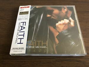 「FAITH」GEORGE MICHAEL 日本盤 旧規格 25・8P-5180 CSR刻印あり 消費税表記なし 帯付属 1st Wham!