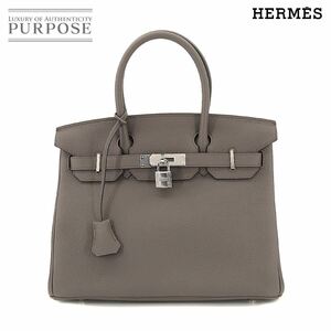 新品 未使用 エルメス HERMES バーキン30 ハンド バッグ トゴ エタン Y刻印 シルバー 金具 Birkin 30 90193188