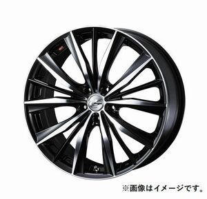 個人宅発送可能 ウエッズ Weds 18X7.0J +47 5穴 PCD100 BKMC ホイール 1本 LEONIS VX レオニス・ブイエックス (33271)