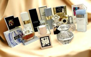 【中古香水】香水おまとめ13点　ＣＨＡＮＥＬ・ＧＵＣＣＩ・ＧＵＥＲＬＡＩＮ・ＤＯＬＣＥ，ＧＡＢＢＡＮＡ・ＡＮＤＹ　ＷＡＲＨＯＬ