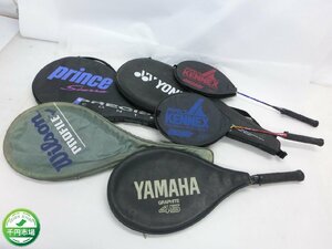 【O-6006】テニスラケット YONEX YAMAHA Wild on DAIWA prince バドミントンラケット HONESTJOHN 7本セット まとめ 現状品【千円市場】