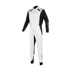 alpinestars アルパインスターズ カートスーツ KMX-5 V3 サイズ52 WHITE BLACK BRIGHT RED[新FIA8877-2022グレード1ホモロゲーション適合]