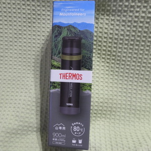【送料無料】THERMOS(サーモス) 山専ステンレスボトル マットブラック(MTBK) 0.9L FFX-901 新品