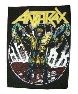 80s ANTHRAX Judge Dredd ジャッジドレッド VINTAGE デッドストック ヴィンテージ ワッペン アメコミ