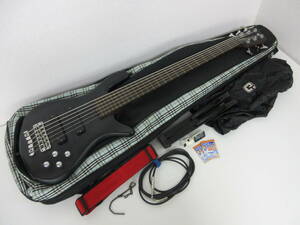 中古 楽器 ベース Warwick ワーウィック Streamer LX エレキベース シリアル F ブラック 黒 ソフトケース付き 弦楽器 ※動作未確認 ／X