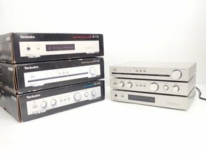 Technics SE-C01/SU-C01/ST-C01 コントロールアンプ・チューナー・パワーアンプ セット 元箱有 テクニクス ◆ 6D90A-2