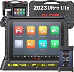 Autel MaxiCom Ultra Lite OBD2診断機、ECUプログラミング/オンラインコーディング、40以上の特殊リセ