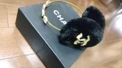 CHANEL  シャネル vintage イヤマフ 希少 レア 刻印あり