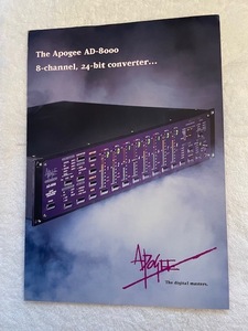 APOGEE AD-8000 1997年11月 カメオインタラクティブ　カタログ6P