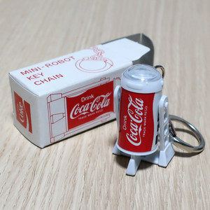 CocaCola コカ・コーラ R2-D2 キーホルダー 非売品 スターウォーズ 昭和レトロ STARWARS キーチェーン グッズ MINI-ROBOT KEY CHAIN