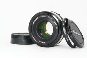 【極美品】動作◎ Ai-s Nikkor 50mm f1.8 オールドレンズ パンケーキレンズ 綺麗な写真