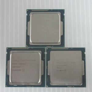 【中古】Intel CPU i7-4790k/4.00GHZ×3個