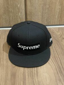 supreme box logo cap 16aw r.i.p. Box Logo NEW ERA cap 7 1/2 black