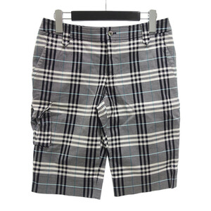 【特別価格】BURBERRY GOLF SHORT PT ゴルフ ノヴァチェック ショート パンツ グレー レディース9