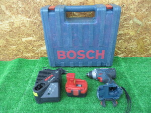 △ J971 バッテリーインパクトドライバ BOSCH ボッシュ14.4V GDR14.4V-LI ジャンク品