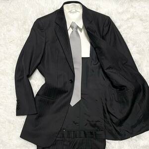 M相当アルマーニコレツォーニ ARMANI スーツ セットアップ 灰色 グレー 46サイズ ジャケット ウール2B