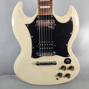 1円スタート Gibson エレキギター ヴィンテージギター　SGタイプ　レア品　クラシックホワイト