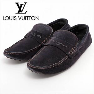 【全国送料無料】 Louis Vuitton ルイヴィトン スエード ドライビングメンズシューズ 26cm