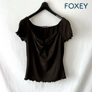 ■ FOXEY NEW YORK フォクシー ■ ストレッチ カットソー ■ /