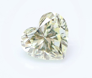 【１００円～】0.331ｃｔ 天然ダイヤ VERY LIGHT YELLOW（ナチュラルカラー）SI2 ＨＳカット