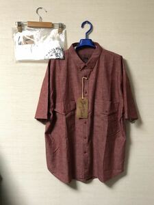 【即決】新品未使用 21SS Lサイズ テンダーロイン WORK SHT B.D SOLID S/S 半袖ワークシャツ