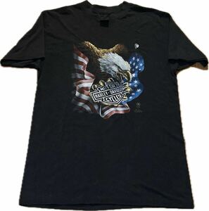 3D Emblem 1987s USA製 80s Harley Davidson Eagle Tee Shirt ハーレー ダビッドソン イーグル Tシャツ Vintage ヴィンテージ 3Dエンブレム