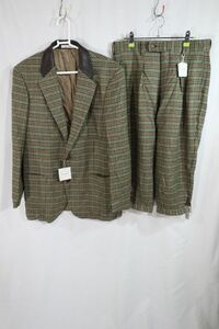 【新品 未使用】Karl Helmut カールヘルム 定価約7万 デットストック チェック柄 スーツセットアップ 上下 ジョッパーズ 希少 ■ET22G0117